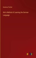 Ahn's Method of Learning the German Language