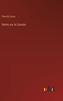 Notes sur le Canada