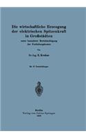 Die wirtschaftliche Erzeugung der elektrischen Spitzenkraft in Großstädten: unter besonderer Berücksichtigung der Fortleitungskosten(German)