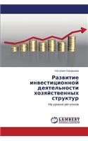 Razvitie Investitsionnoy Deyatel'nosti Khozyaystvennykh Struktur: (Russian)