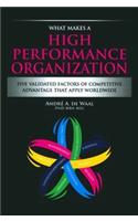 What Makes a High Performance Organizaton