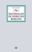 Materiales de Derecho romano