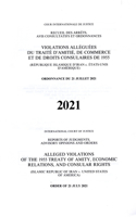 Reports of Judgments, Advisory Opinions and Orders: Alleged Violations of the 1955 Treaty of Amity, Economic Relations, and Consular Rights (Islamic Republic of Iran V. Usa)