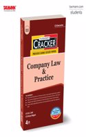 Taxmann's CRACKER for Company Law & Practice (Paper 2 | Company Law) â€“ Covering past exam questions (topic-wise) & detailed answers | CS Executive | New Syllabus | June/Dec. 2025 Exams
