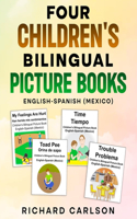 Four Children's Bilingual Picture Books English-Spanish (Mexico)