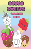 Kawaii Sweets Coloring Book