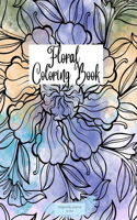 Floral Alphabet Coloring Book
