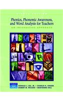 Phonics, Phonemic Awareness, and Word Analysis for Teachers