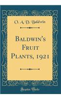 Baldwin's Fruit Plants, 1921 (Classic Reprint)