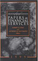 Brookings-Wharton Papers on Financial Services: 1999