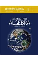 Elementary Algebra (Solutions Manual)