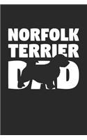 Norfolk Terrier Notebook 'Norfolk Terrier Dad' - Gift for Dog Lovers - Norfolk Terrier Journal