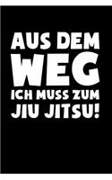 Bjj: Muss zum Jiu Jitsu!: Notizbuch / Notizheft für Ju-Jutsu Brazilian Jiu-Jitsu A5 (6x9in) liniert mit Linien