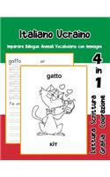 Italiano Ucraino Imparare Bilingue Animali Vocabolario con Immagini: Italian ukrainian dizionario per bambini delle elementari a1 a2 ba b2 c1 c2