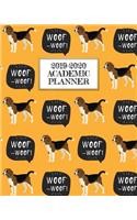 Academic Planner 2019-2020: Loyal Hound Dog on A Weekly and Monthly Dated Student Academic Planner. Elementary, High School, Home school, College 8x10 Organizer Course Schedule