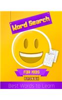 Word Search, For Kids, Ages 6-8