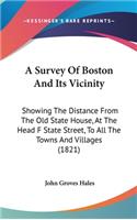 A Survey of Boston and Its Vicinity