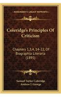 Coleridge's Principles Of Criticism