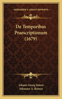 De Temporibus Praescriptionum (1679)