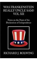 Was Frankenstein Really Uncle Sam? Vol XII