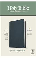 NLT Thinline Reference Bible, Filament Edition, Navy