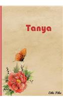 Tanya - Butterfly Notebook / Extended Lines / Soft Matte Cover