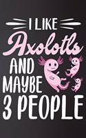 I like Axolotls and Maybe 3 People