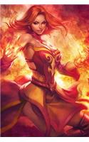 Lina Dota 2 Notebook, Journal for Writing, College-Ruled