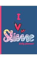 I heart SlIME: DAILY PLANNER with weekly spread organizer