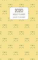 2020 Weekly Planner January to December