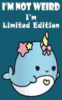 I'm not Wired I'm Limited Edition: Amazing Notebook for all ages Unicorn lover (Composition Book, Journal) (8.5 x 11 Large)