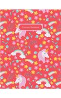 Magical Unicorn #09, Unicorn Wide Ruled Journal for Kids Girls, Notebook for Kids Ages 7-12, Doodle Journal for Girls: Memories Notebook for Kids, 8.5"x11", 100+ Pages, Perfect for Diary, Notes, Writing, Ideals - Blank Lined Cute Notebook for Student