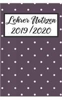 Lehrer Notizen 2019 / 2020
