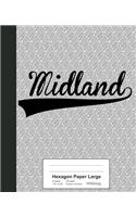 Hexagon Paper Large: MIDLAND Notebook(3353 Weezag Hexagon Paper Large Notebook)