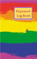 Password Log Book: Never forget another website login password with this handy record notebook where you can list your details to keep them safe. LGBT rainbow design
