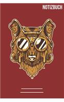 Notizbuch Punk Wolf