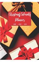 Christmas Calendar Planner 2019 2020 2021: Organizer Notebook For Daily Weekly Monthly and Yearly Holiday Planning, Keepsake Memories Journal, Gift List Ideas For Family and Friends Diary(1 Christmas 2019 - 2021 Calendar Planner)