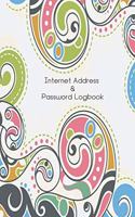 Internet Address and Password Logbook