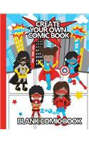 Create Your Own Comic Book - Blank Comic Book