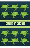 Diary 2019: Sea Turtle Green