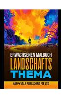 Erwachsenen Malbuch: Landschafts Thema