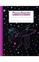 Primary Composition Notebook: All Practice Lines Handwriting Book
