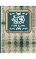 Hexagonal Graph Paper Notebook: (Hexagonal Graph Paper Notebook: 1/4 Inch Hexagons)