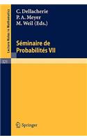 Séminaire de Probabilités VII