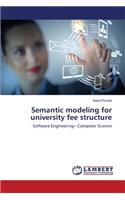 Semantic modeling for university fee structure
