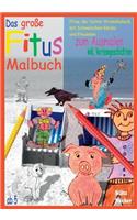 große Fitus-Malbuch - Fitus, der Sylter Strandkobold, mit Schweinchen Klecks und Freunden