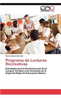 Programa de Lecturas Recreativas