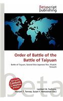 Order of Battle of the Battle of Taiyuan