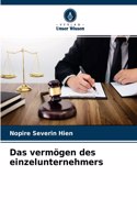 vermögen des einzelunternehmers