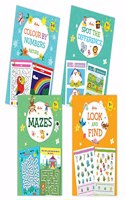 Mazes, Colour by Numbers, Spot the Difference , Look & Find